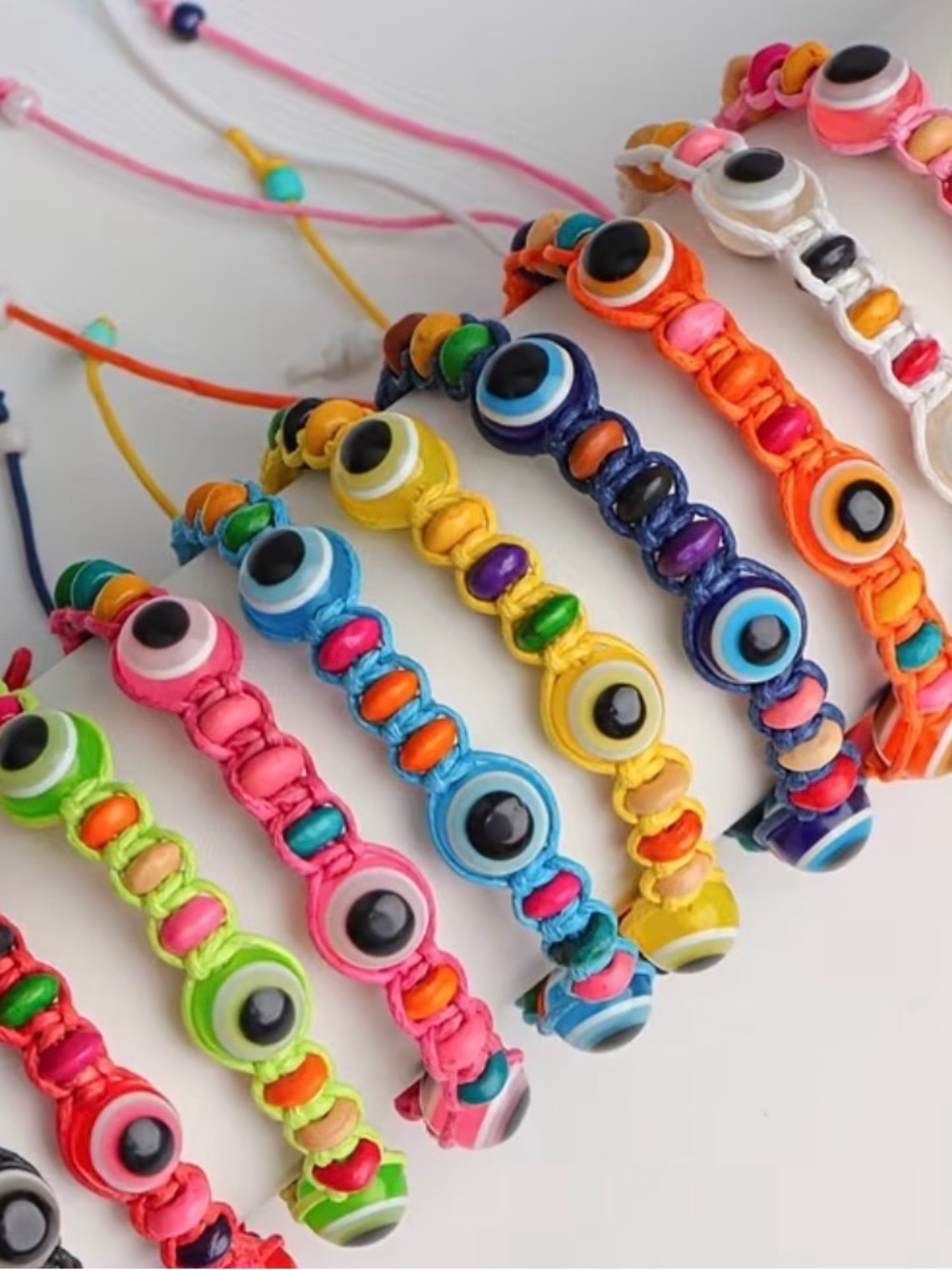 Handmade evil eye bracelet